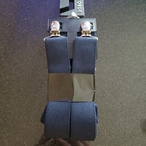 Navy blue suspenders
